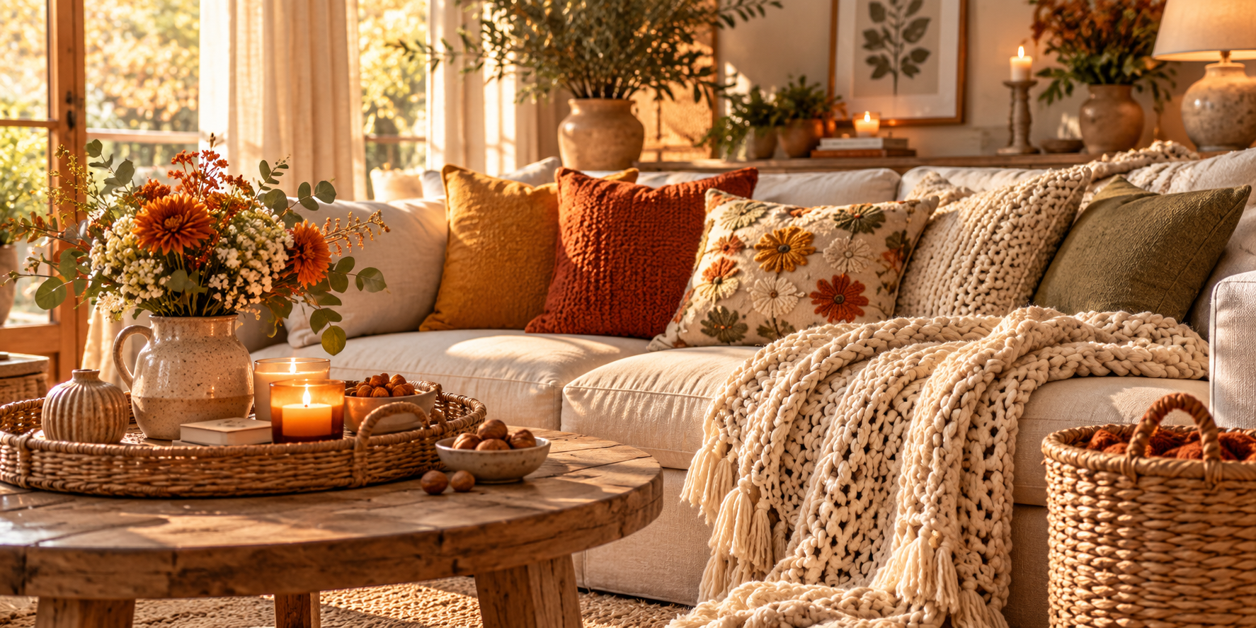 Cosy Autumn Living Room